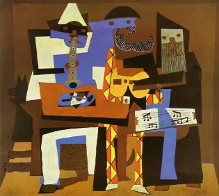 Pablo Picasso, Three Musicians, 1921