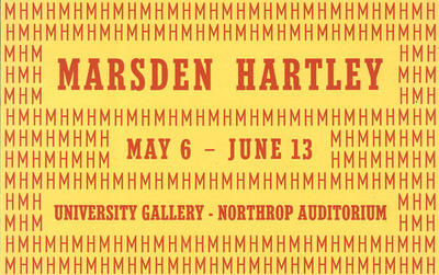 Marsden Hartley poster