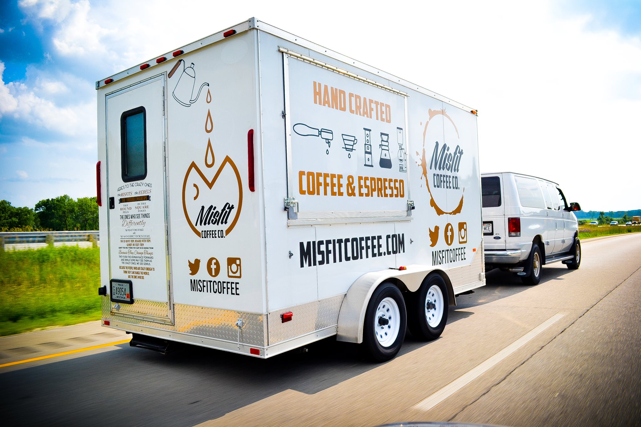 Misfit Coffee trailer