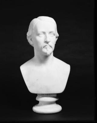 Bust of a person