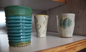 Several ceramic cups
