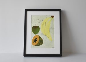 Painting of a banana