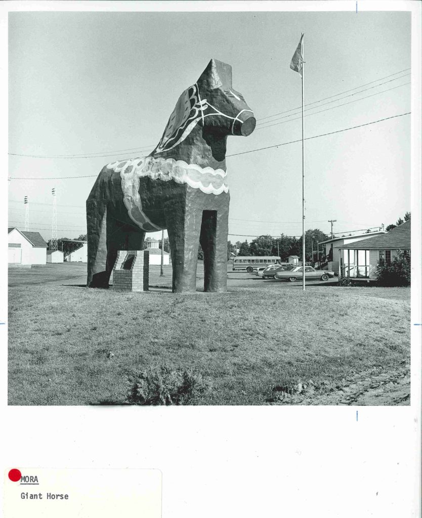 Giant horse statue