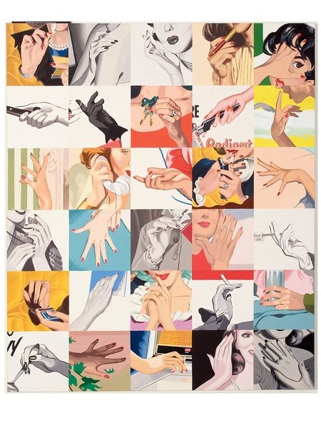 30 paintings of hands
