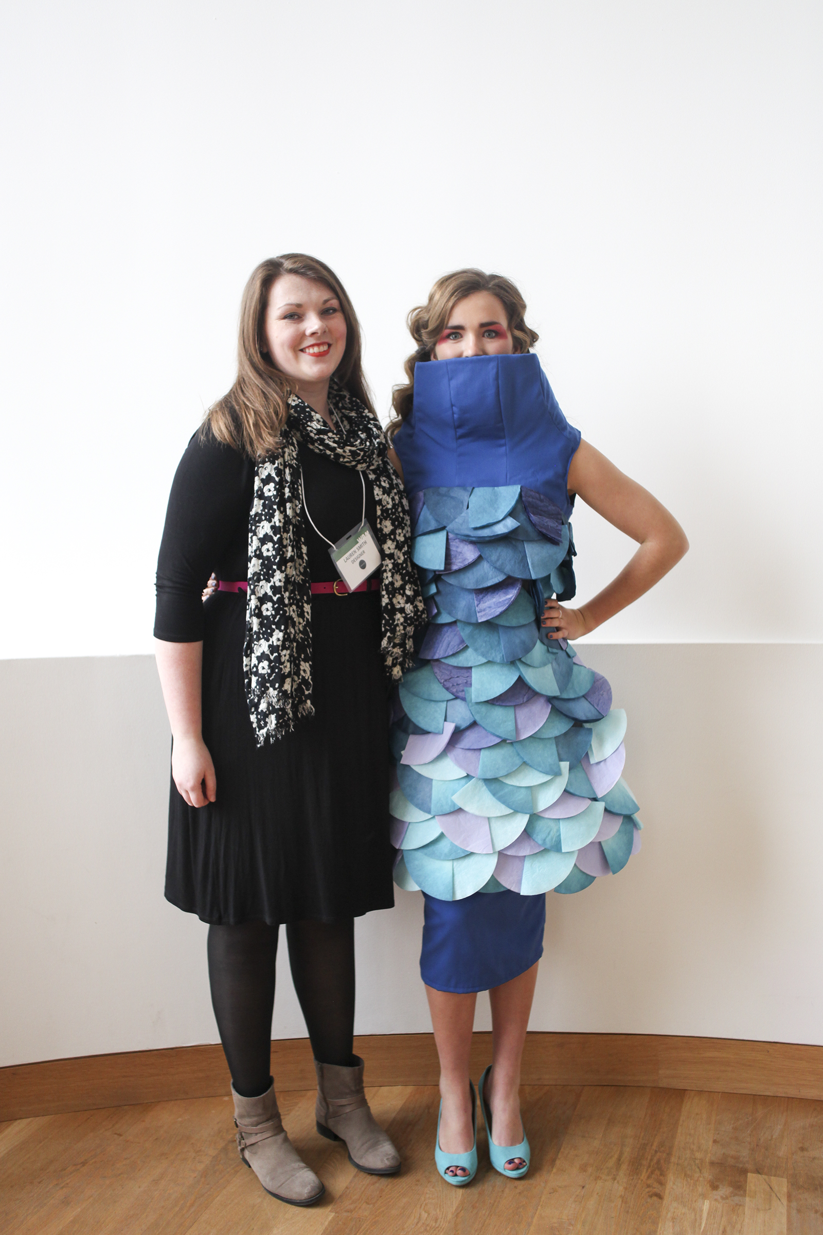 Third Place: Designer Lauren Smith and model Lauren Sheibley, Photo by Amy Gee