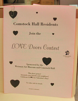 Love doors contest poster