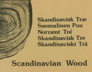 Scandinavian wood poster