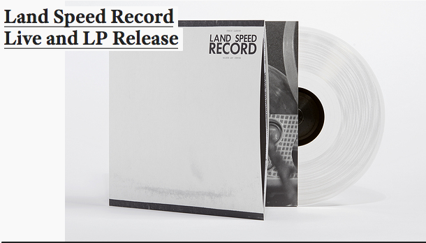 Land Speed Record Live and LP Release