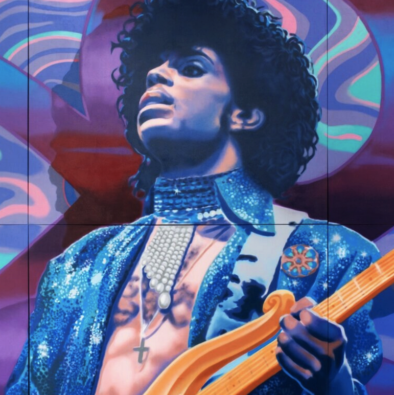Prince mural by Rock Martinez