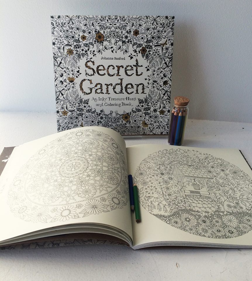 Johanna Basford's Secret Garden  coloring book