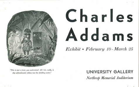 Charles Addams poster