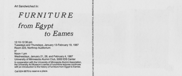 Furniture from Egypt to Eames
