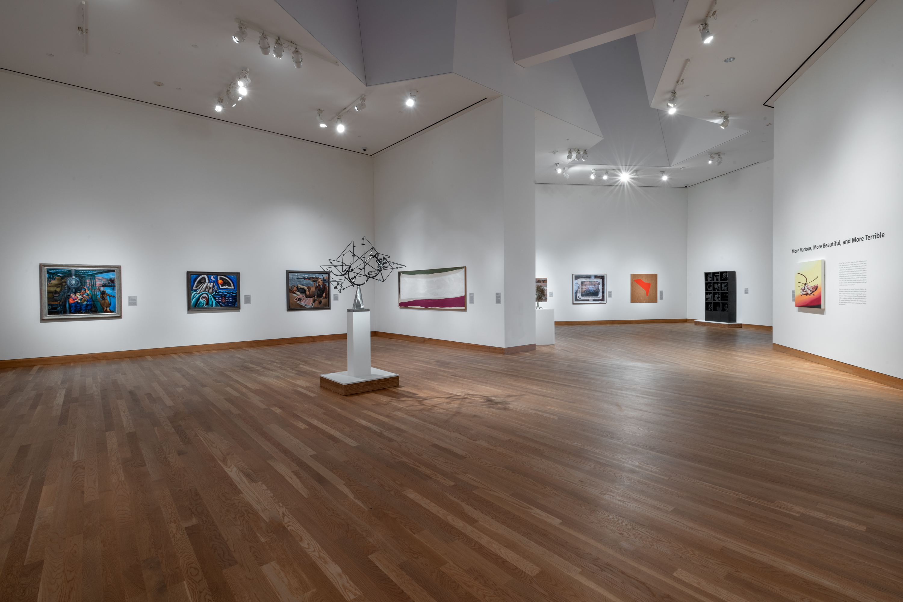 Exhibit in the permanent collection gallery