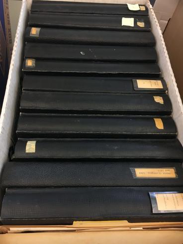 Files in a cabinet