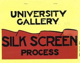 University Gallery poster
