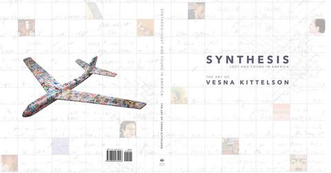 book dust jacket with airplane on back, title text on cover: "SYNTHESIS Lost and Found by Vesna Kittelson